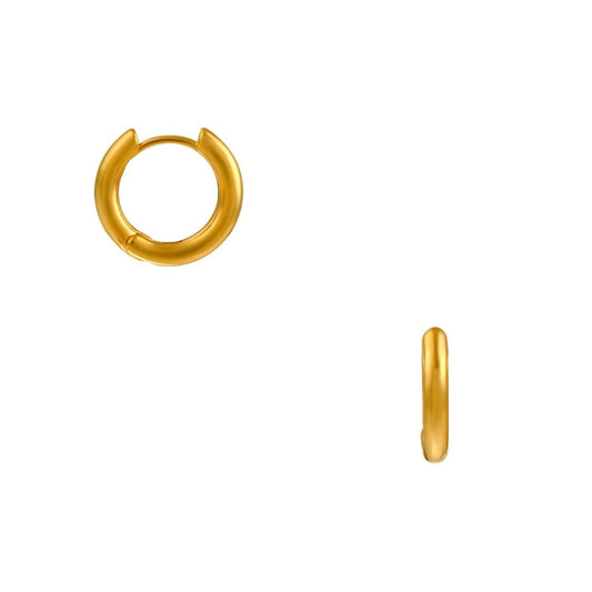 Everyday Elevated Hoop Earrings - Gold